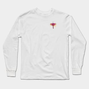 Cute cartoon colorful dragonfly Long Sleeve T-Shirt